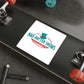 Die-Cut Sticker — Mad Hatter Shows Logo (Teal Top Hat)