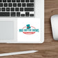 Die-Cut Sticker — Mad Hatter Shows Logo (Teal Top Hat)