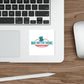 Die-Cut Sticker — Mad Hatter Shows Logo (Teal Top Hat)